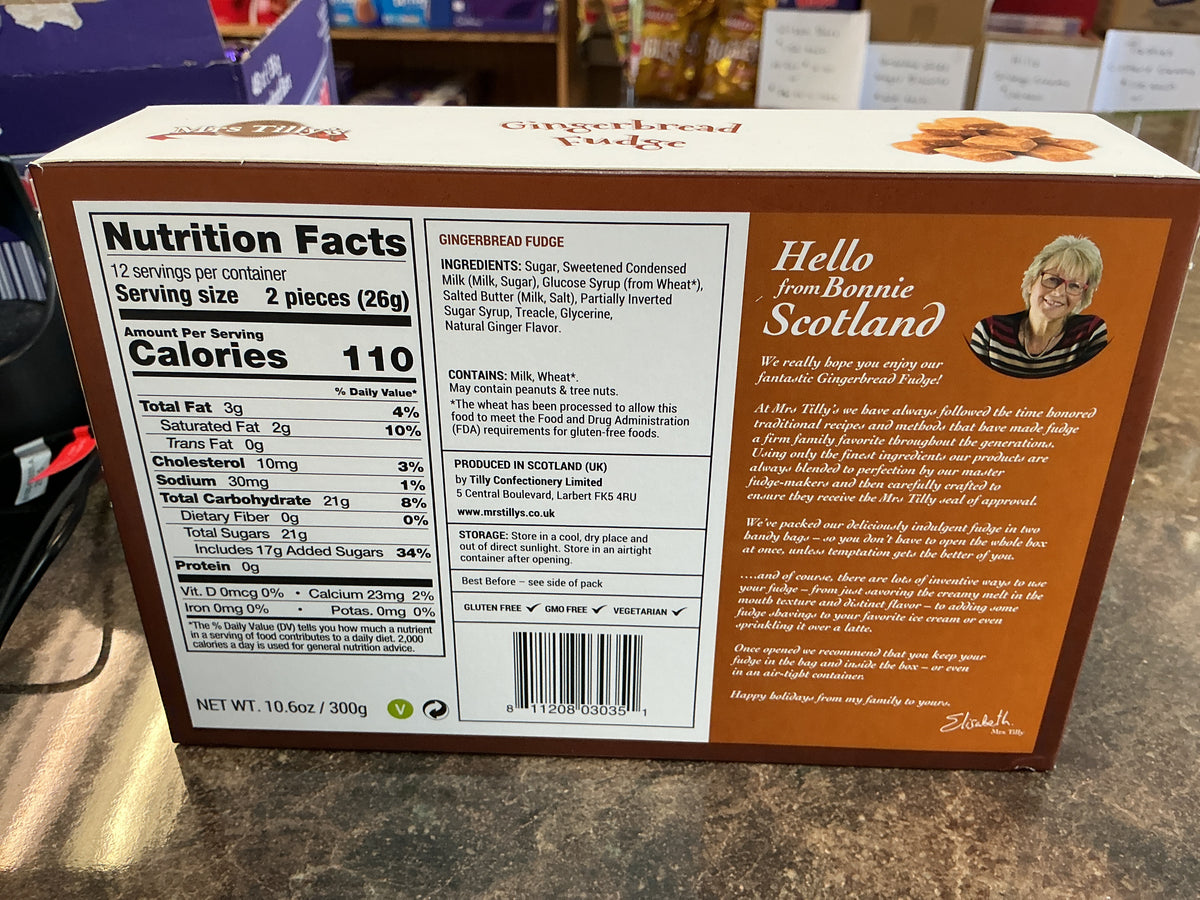 MRS TILLY’S GINGERBREAD FUDGE 300G