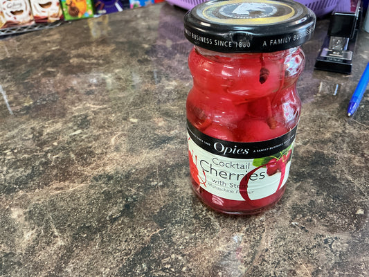 OPIES COCKTAIL CHERRIES 125G