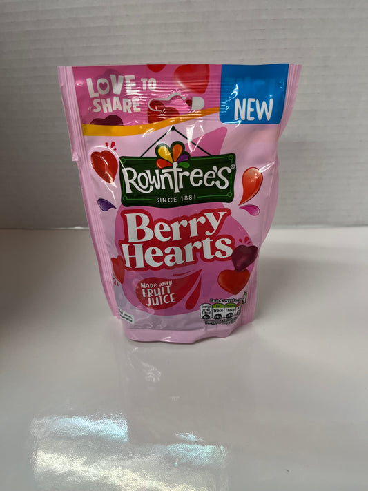 Rowntrees Berry Hearts 115g