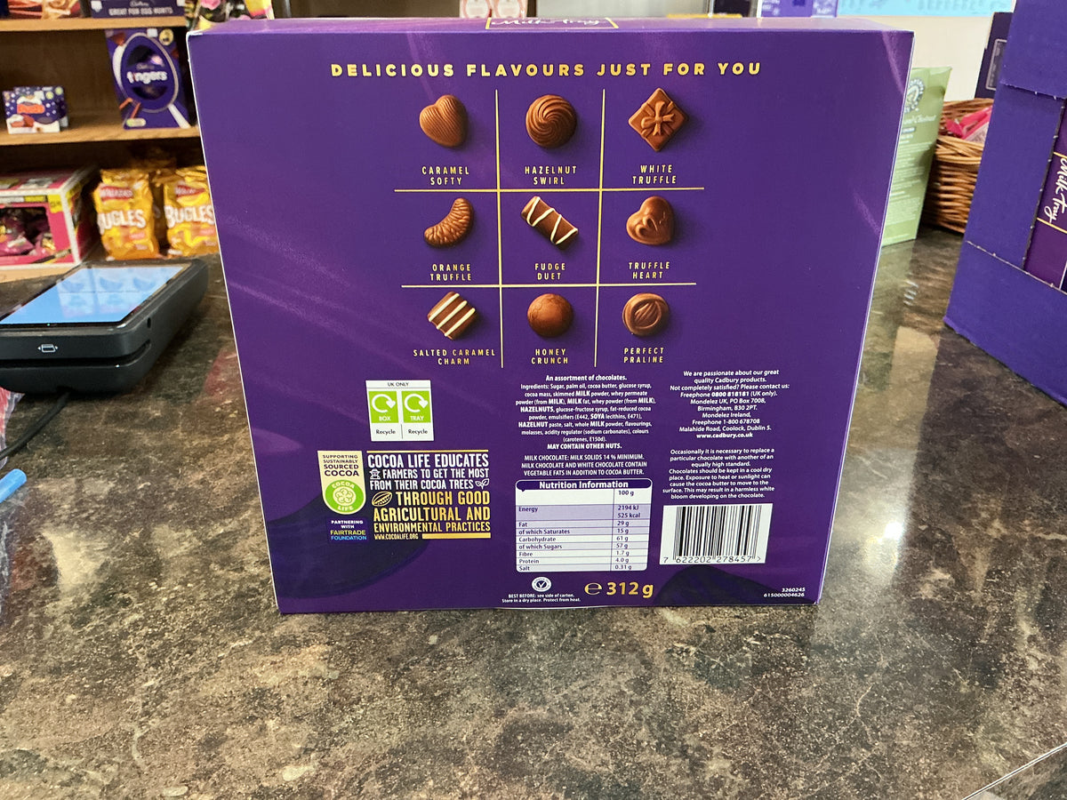 CADBURY MILK TRAY 312G