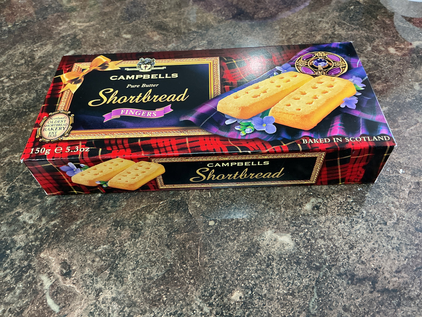 Campbells Pure Butter Shortbread Fingers 150g
