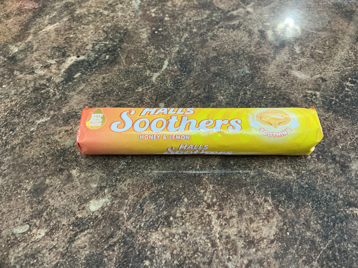 HALLS SOOTHERS HONEY & LEMON 45G