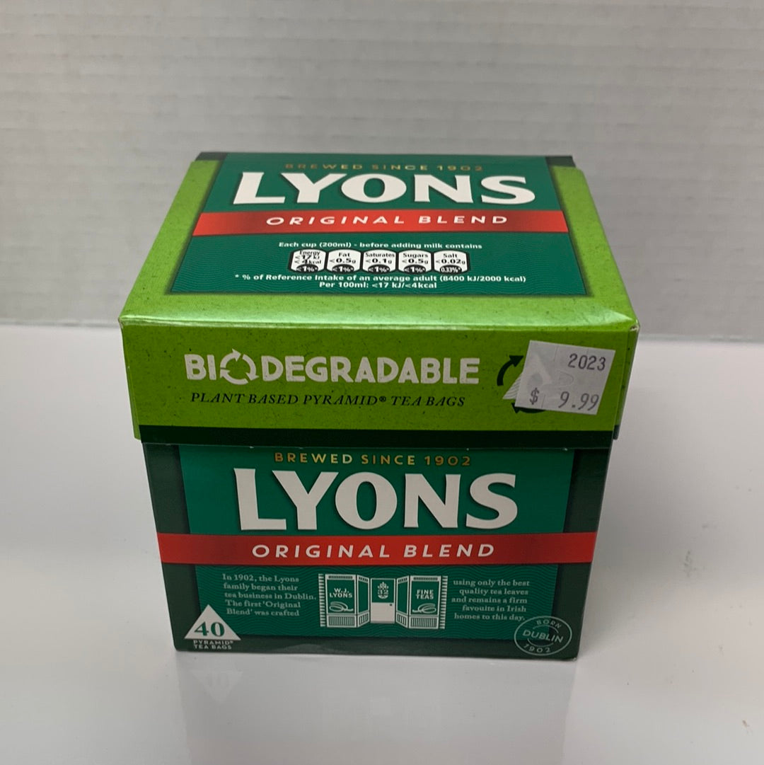 Lyons Tea String LYONS ORIGINAL TEA 40 – The British Boutique