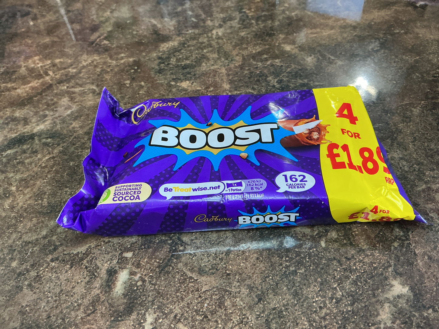 CADBURY BOOST 4 PK
