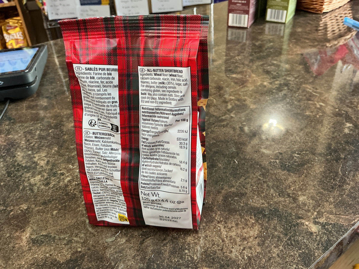 WALKERS MINI SHORTBREAD FINGERS 125G