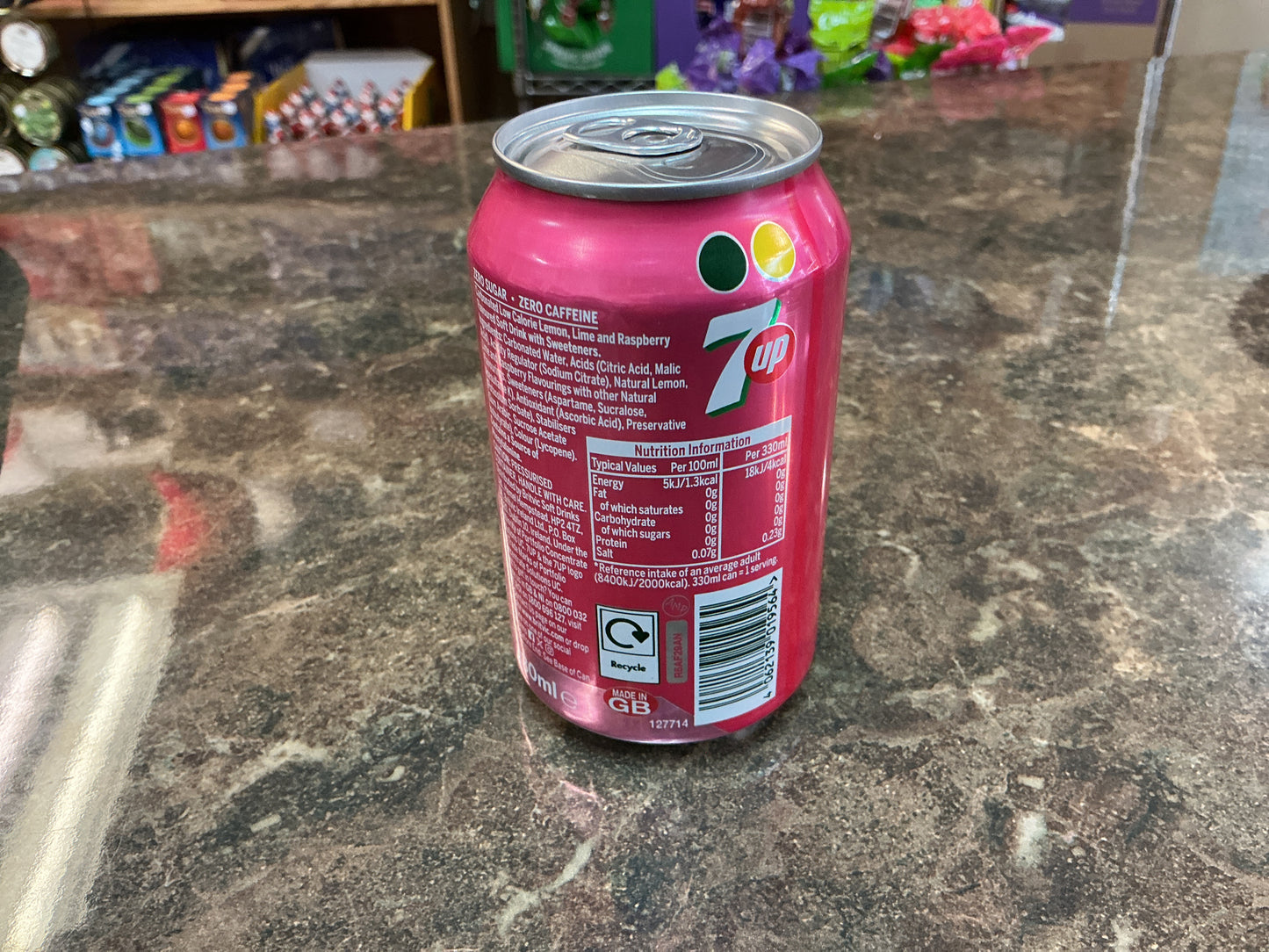 7-UP PINK LEMONADE 330ML