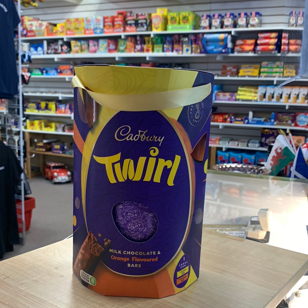 Cadbury Twirl Orange Large Easter Egg 241g