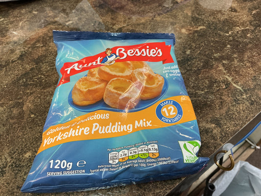 AUNT BESSIES YORKSHIRE PUDDING MIX