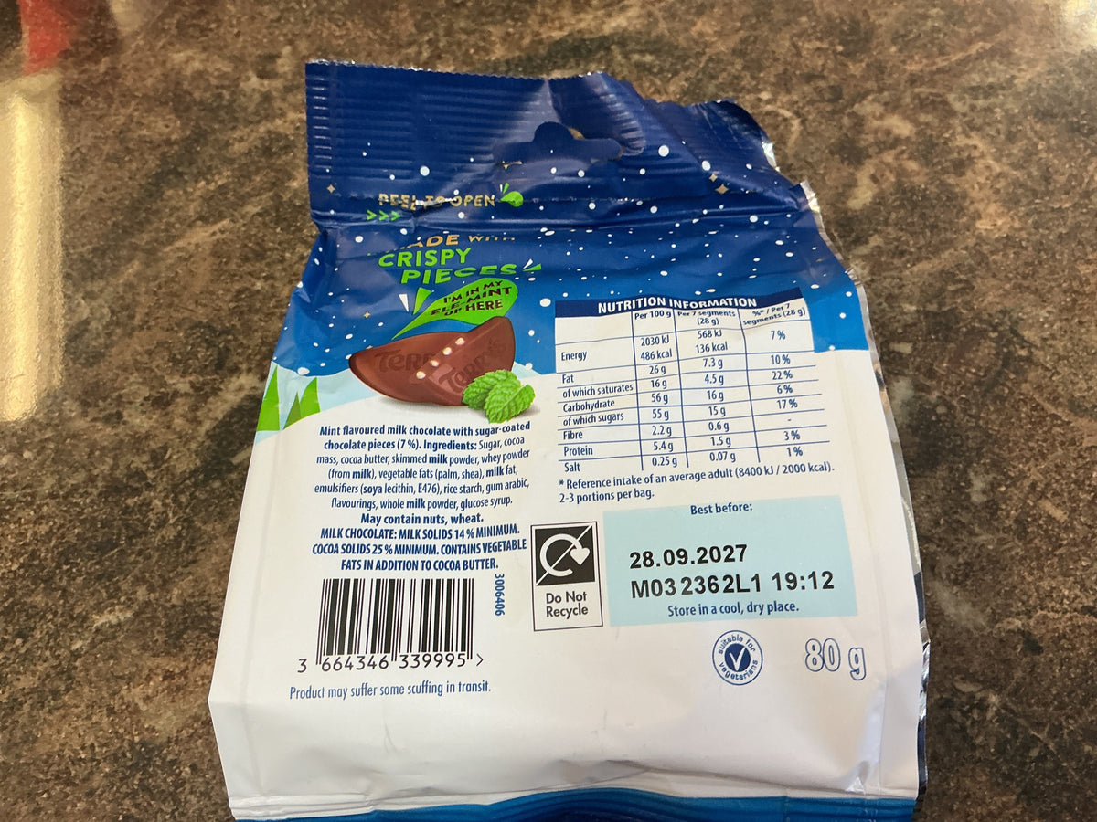 TERRYS MINIS MINT CRISP 80G