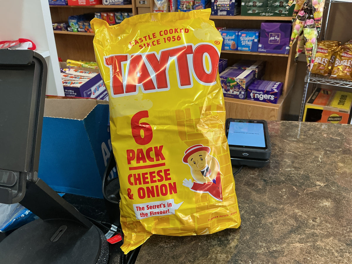 TAYTO CHEESE & ONION 6 PK