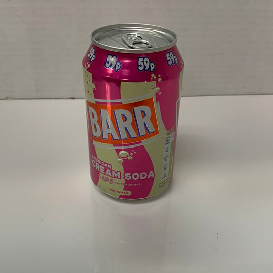 Barr Cream Soda Can 330mL