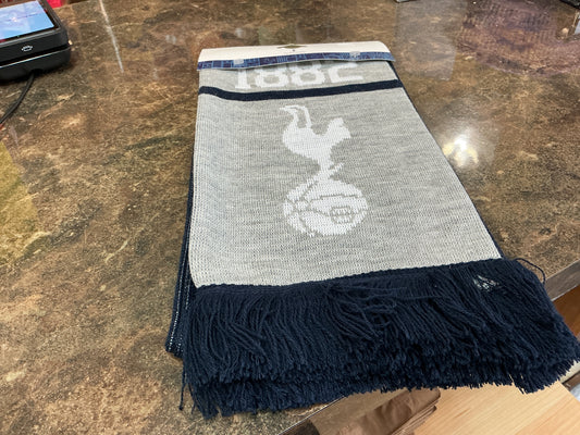 TOTTENHAM SPURS FC NERO SCARF