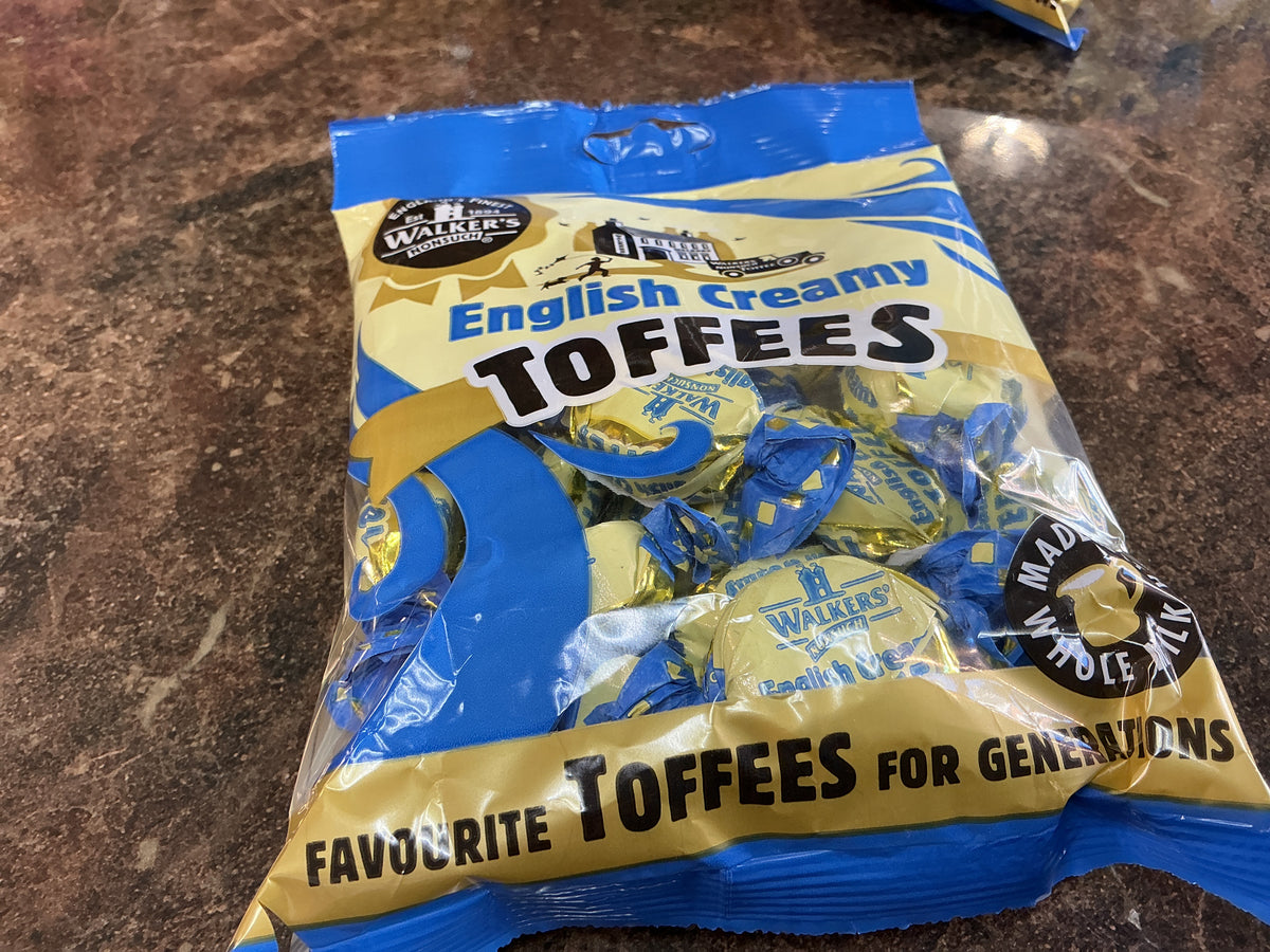 WALKERS ENGLISH CREAMY TOFFEES 150G