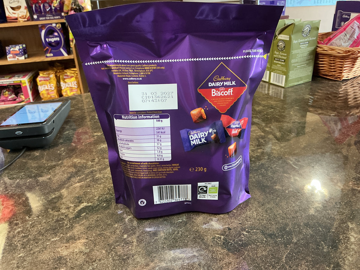 CADBURY BISCOFF POUCH 230G