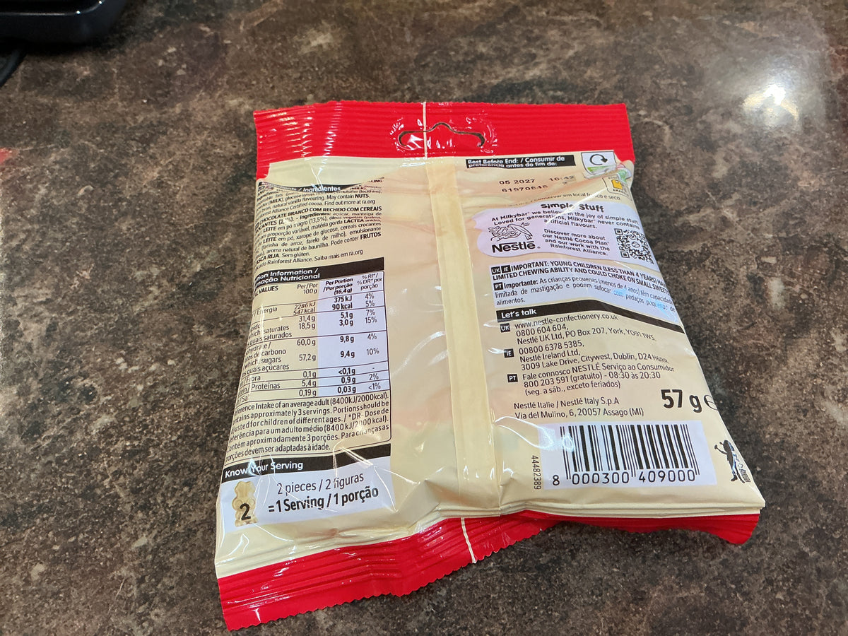 NESTLE MILKY BAR FESTVE FRIENDS BAG 57G