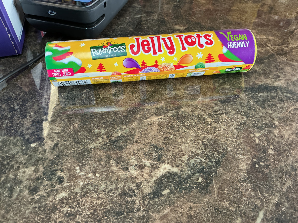NESTLE ROWNTREES JELLY TOTS GIANT TUBES 115G