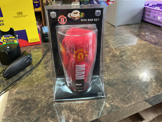 MANCHESTER UNITED MINI BAR SET
