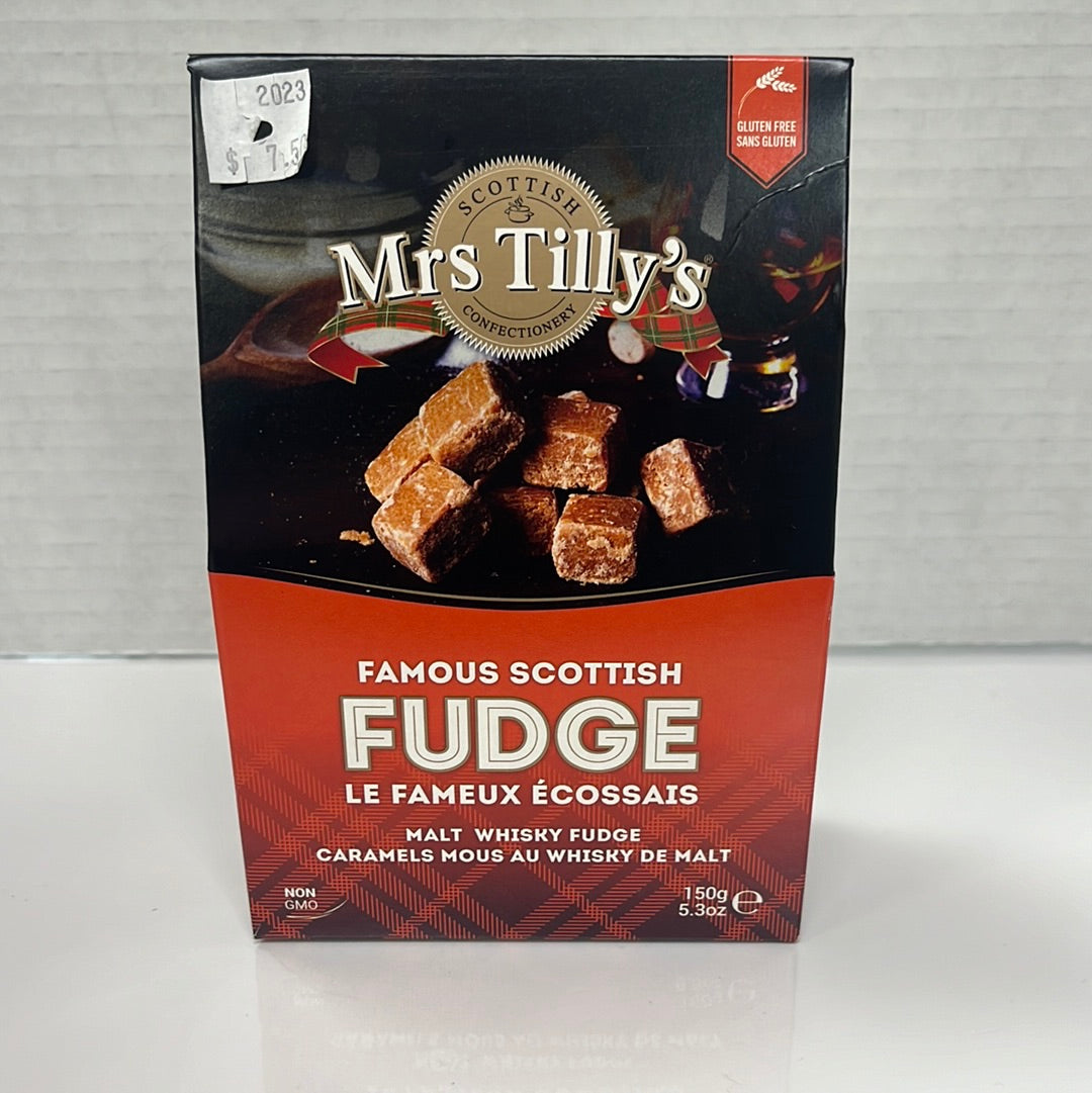 Mrs. Tilly Malt Whiskey Fudge