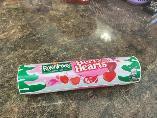 ROWNTREES BERRY HEARTS 100GR
