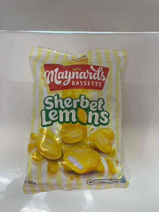 Maynards Bassetts Sherbet Lemons 192g