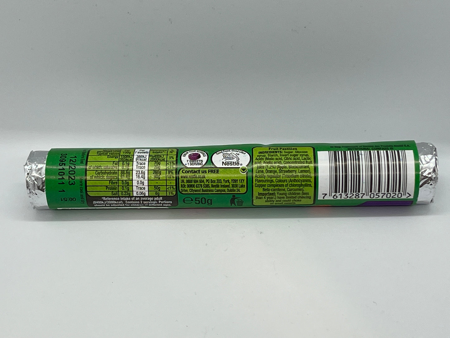 FRUIT PASTILLES TUBE