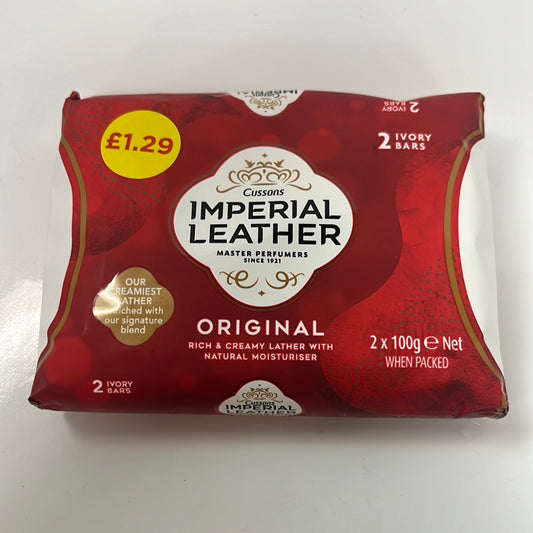 IMPERIAL LEATHER SOAP 2 BARS