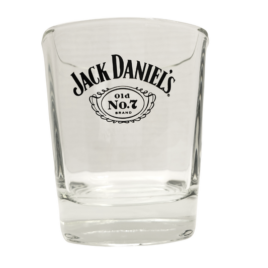 Drink your whiskey in style with this classic Jack Daniels square rocks glass.  Comes in the square style depicting the Jack Daniels label logo. Officially licensed.  Official Jack Daniels merchandise Sip on your whiskey in style 