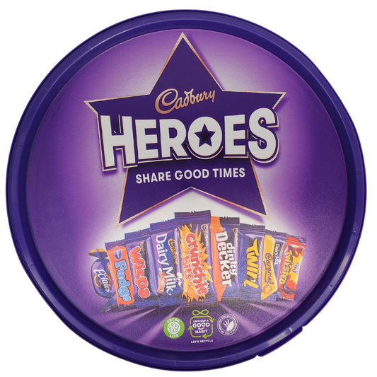 Heroes Chocolate 550G Tub