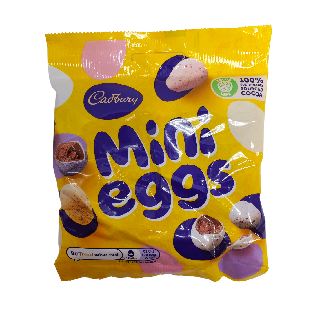 Delicious milk chocolate eggs with an irresistible crunchy coating! These poppable-sized bites are the perfect treat.    80g.   Imported from the UK