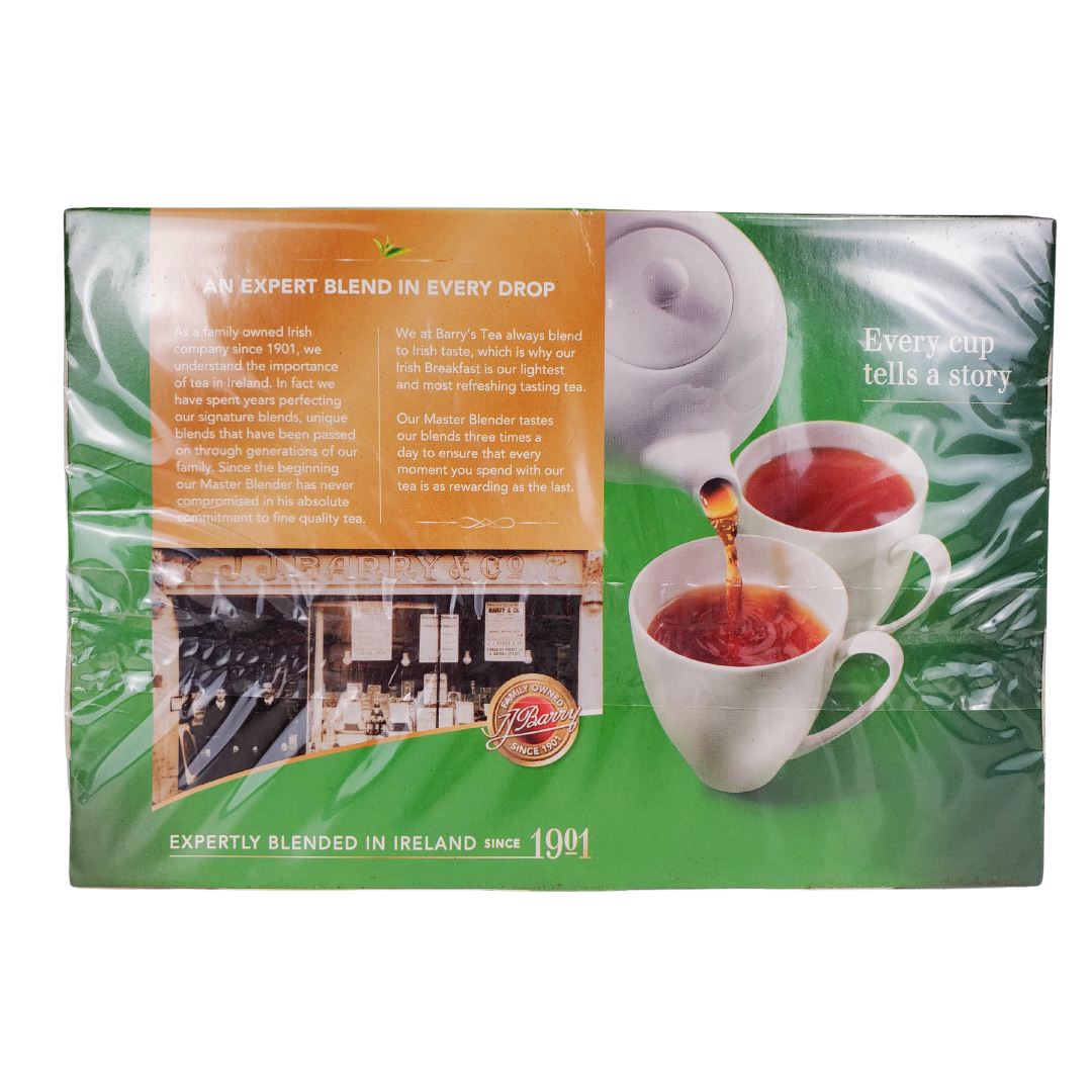 Expertly blended since 1901. 100% natural black tea. Rainforest alliance certified ta gardens. Sourced from Rwanda, Kenya, and the Assam Valley of India. Expertly blended in Ireland. Box includes 80 tea bags.