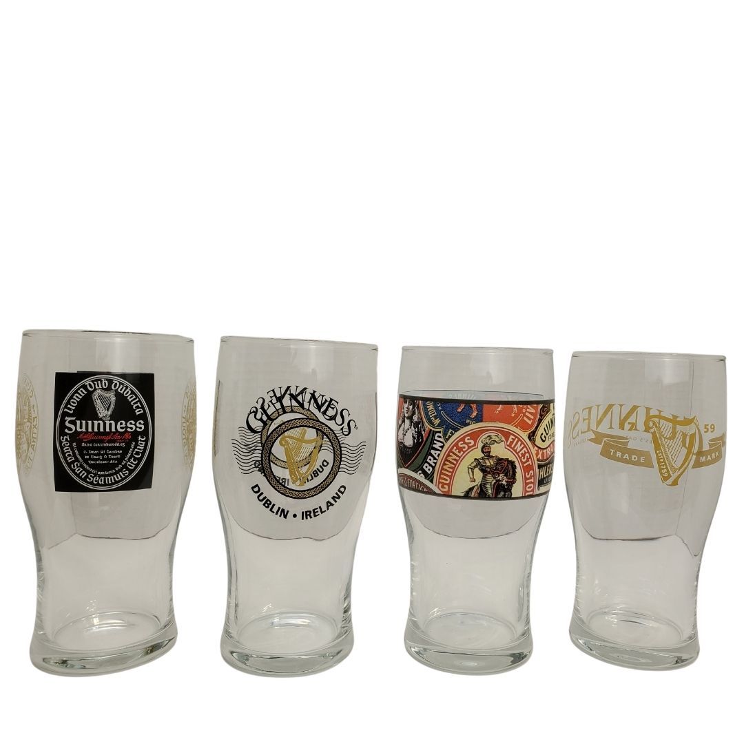 Official Guinness Tulip Glass Set- Set of 4 Glasses