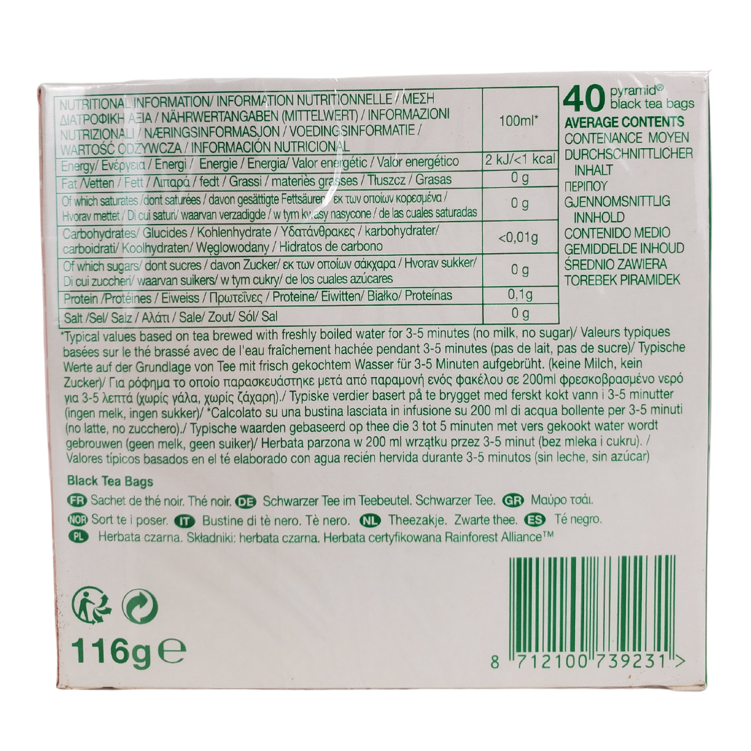PG Tips Original 40 Tea Bags 116g
