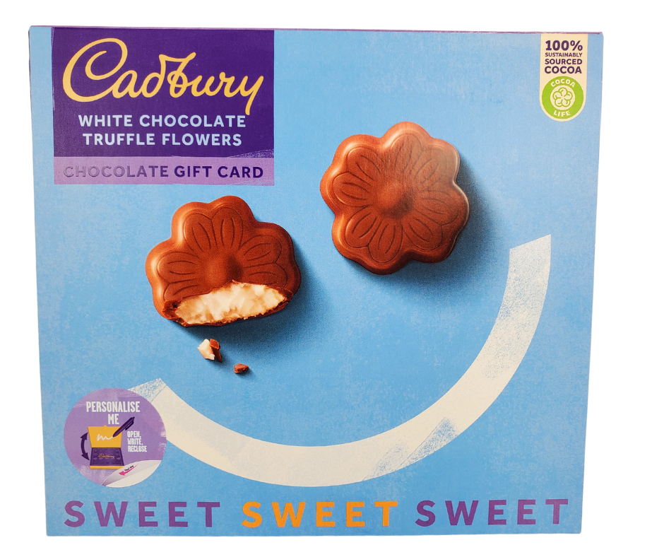 This tasty confection is made with a sweet milk chocolate and filled with a gooey white chocolate. This is the perfect gift for the sweet tooth in your life!