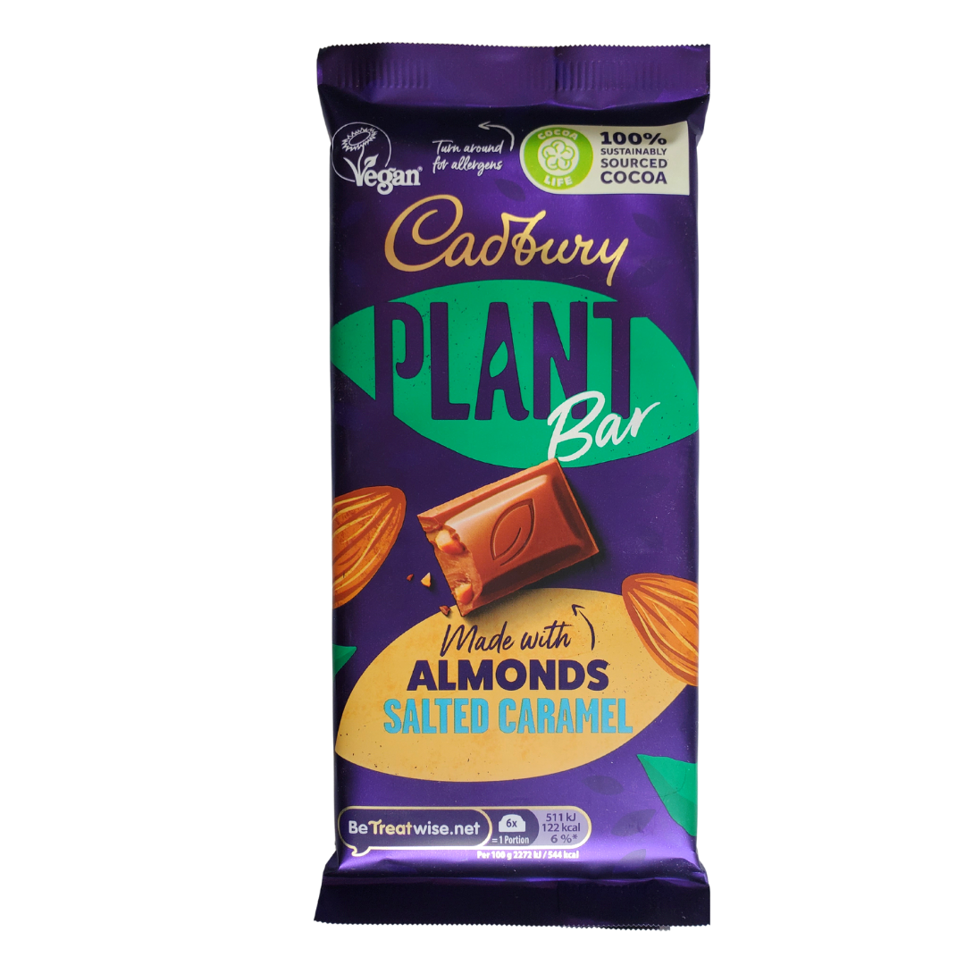 These chocolate bars are made with 100% plant-based ingredients, and have the stamp of approval from the Vegan Society! They use almond paste to replace dairy milk which gives the creamy taste you expect with a hint of nuttiness!   Not only are the chocolate bars plant-based but so is the packaging!!  Imported from the UK 