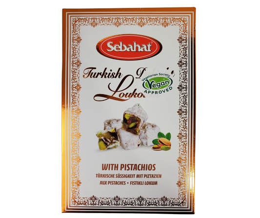 Vegan Pistachio Turkish Delight