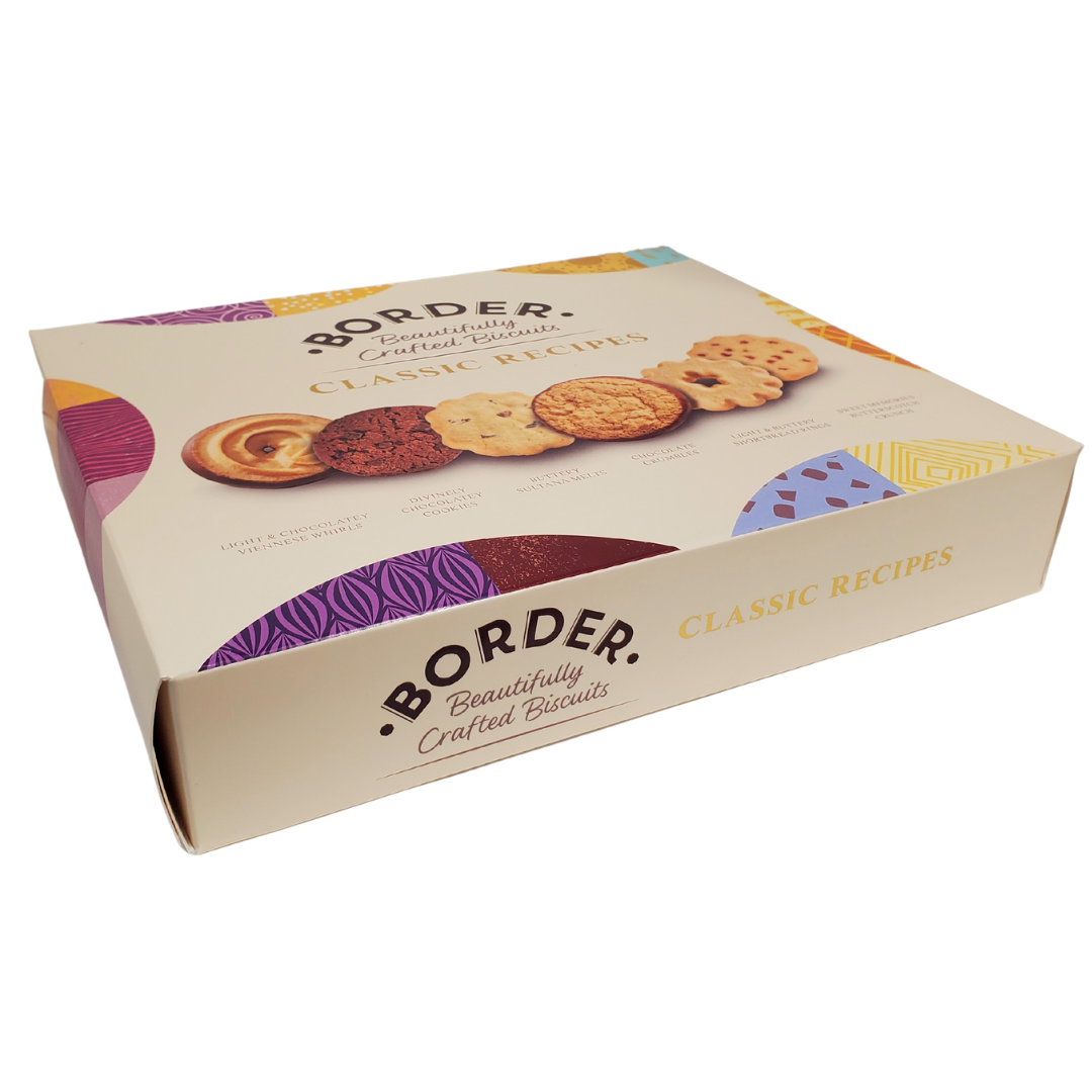 Beautifully crafted biscuits. These biscuits are made with the best ingredients and mixed using old-fashioned mixing methods. Each biscuit is watched carefully by the Biscuiteers. You know these cookies are crafted with care, craft, and creativity.