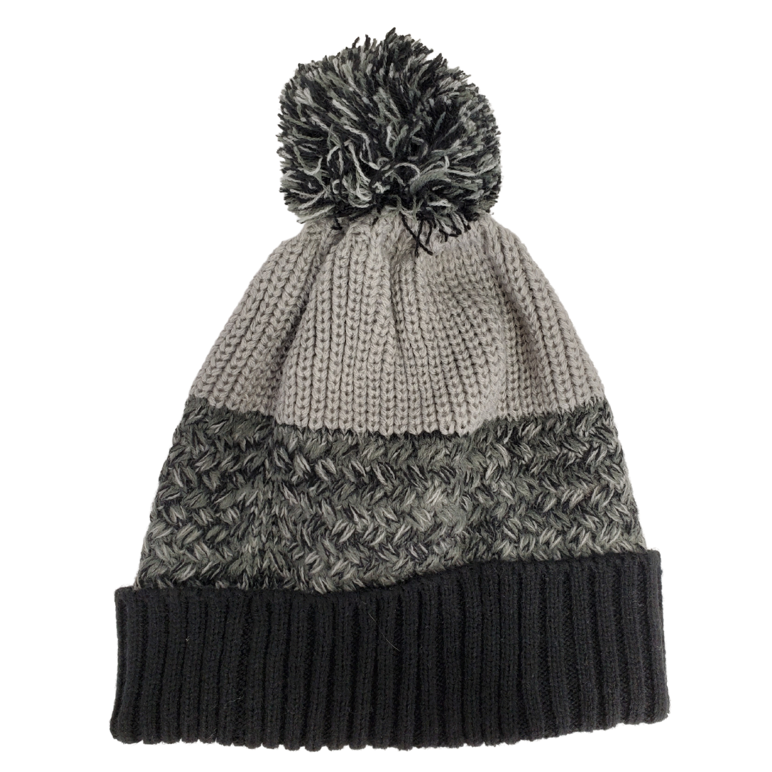 Stay warm in this cozy official Liverpool FC cuffed knitted toque.  This toque features a fun pom on top and striking heathered fabric. The cold weather will not prevent you from showing off team loyalty! One size fits most with the soft stretch fit fabric. 