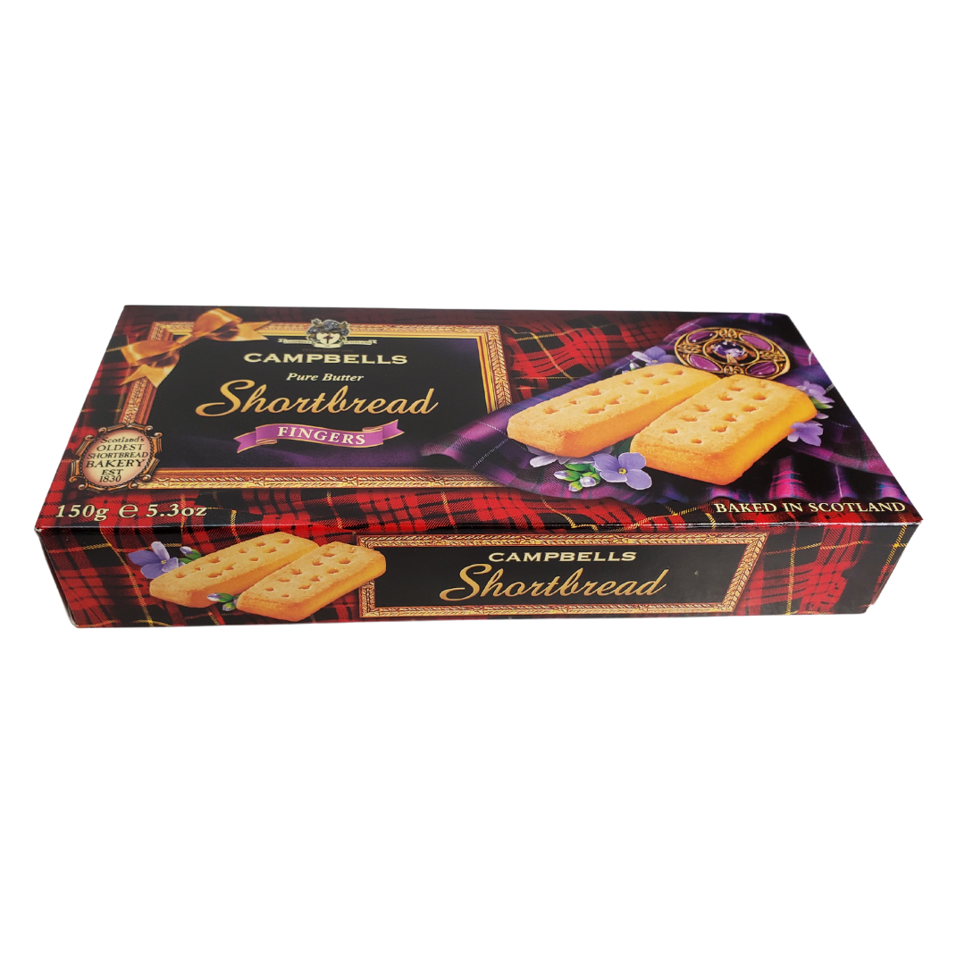 Enjoy these delicious Scottish shortbreads for tea time or dessert! These excellent all butter shortbreads are made in the oldest bakery of Scotland!  150g. 