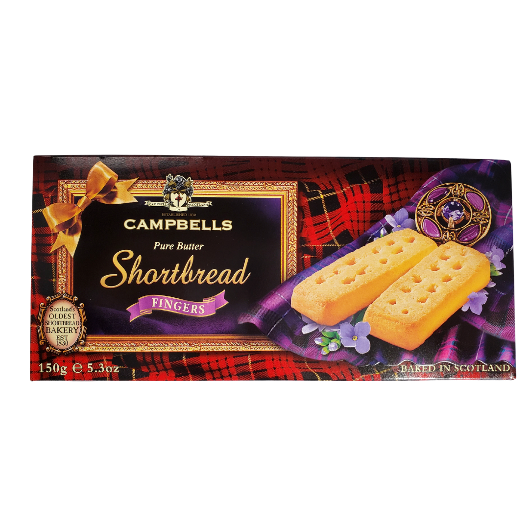 Enjoy these delicious Scottish shortbreads for tea time or dessert! These excellent all butter shortbreads are made in the oldest bakery of Scotland!  150g. 