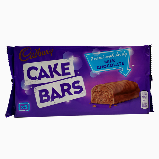 Cadbury cake bars loaded with lovely milk chocolate. Chocolate flavoured sponge with chocolate flavoured topping coated in milk chocolate.