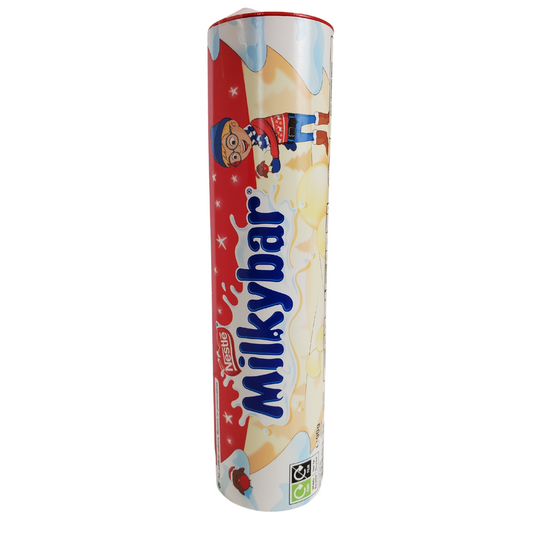 Enjoy these delicious creamy white chocolates. This 90g tube is the perfect size for a snacking.
