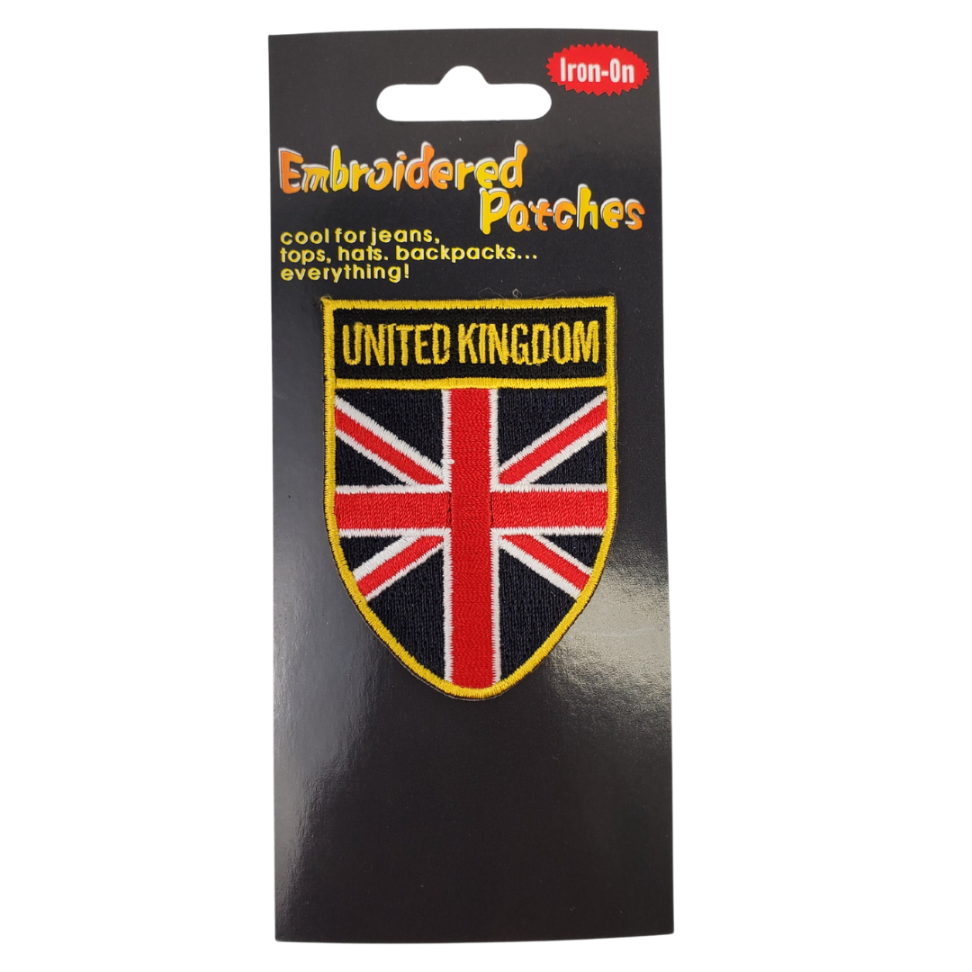 Union Jack Crest Embroidery Patch
