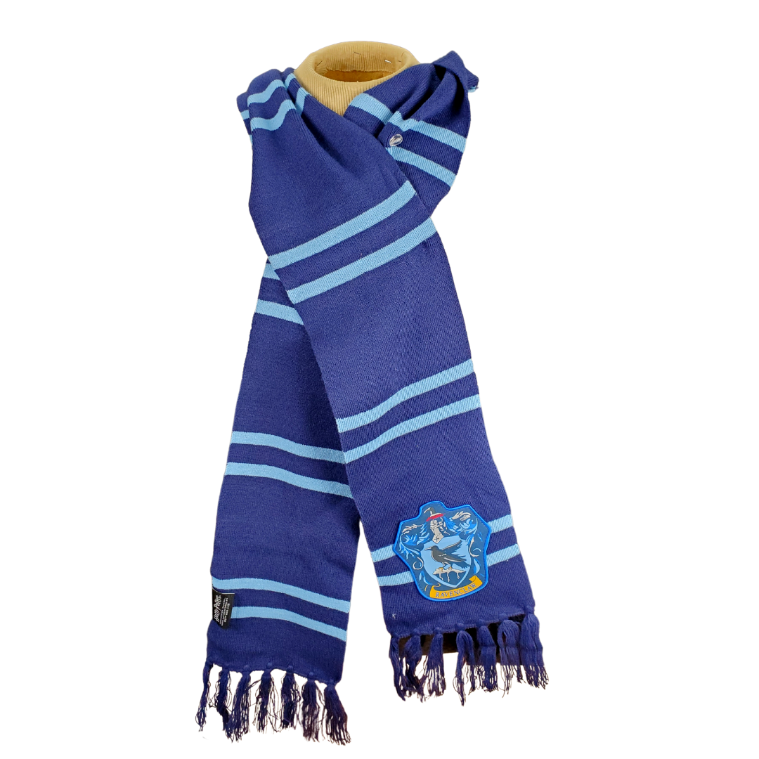 Channel your house and complete your Harry Potter look with this blue Ravenclaw scarf. This warm and cozy scarf is made of super soft material and can be worn all winter long