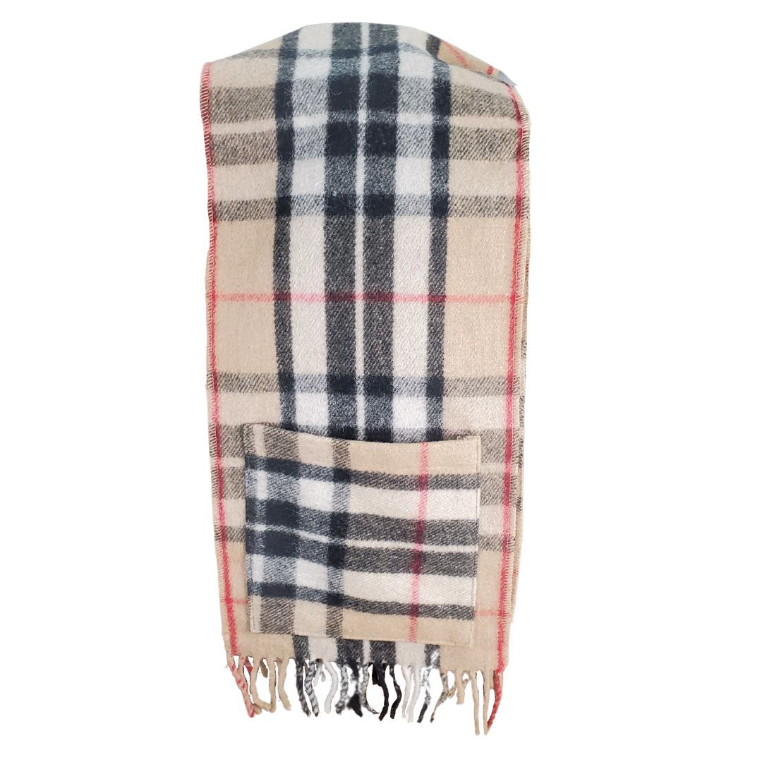 Burberry top pocket scarf