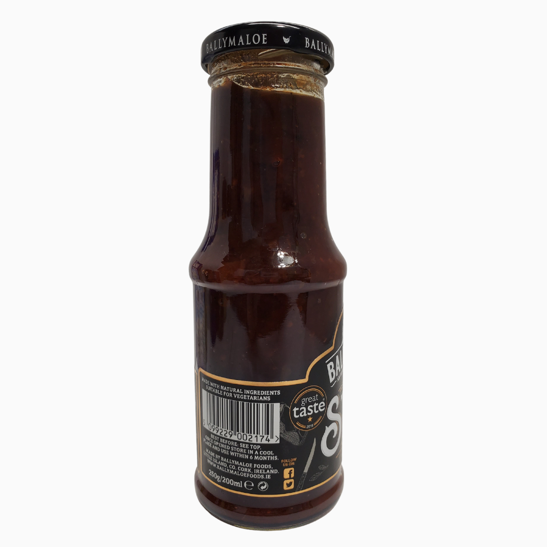 Ballymaloe steak sauce made with Irish stout. This distinctive and tasty steak sauce is made with Dungarvan Irish Stout and a blend of spices. 
