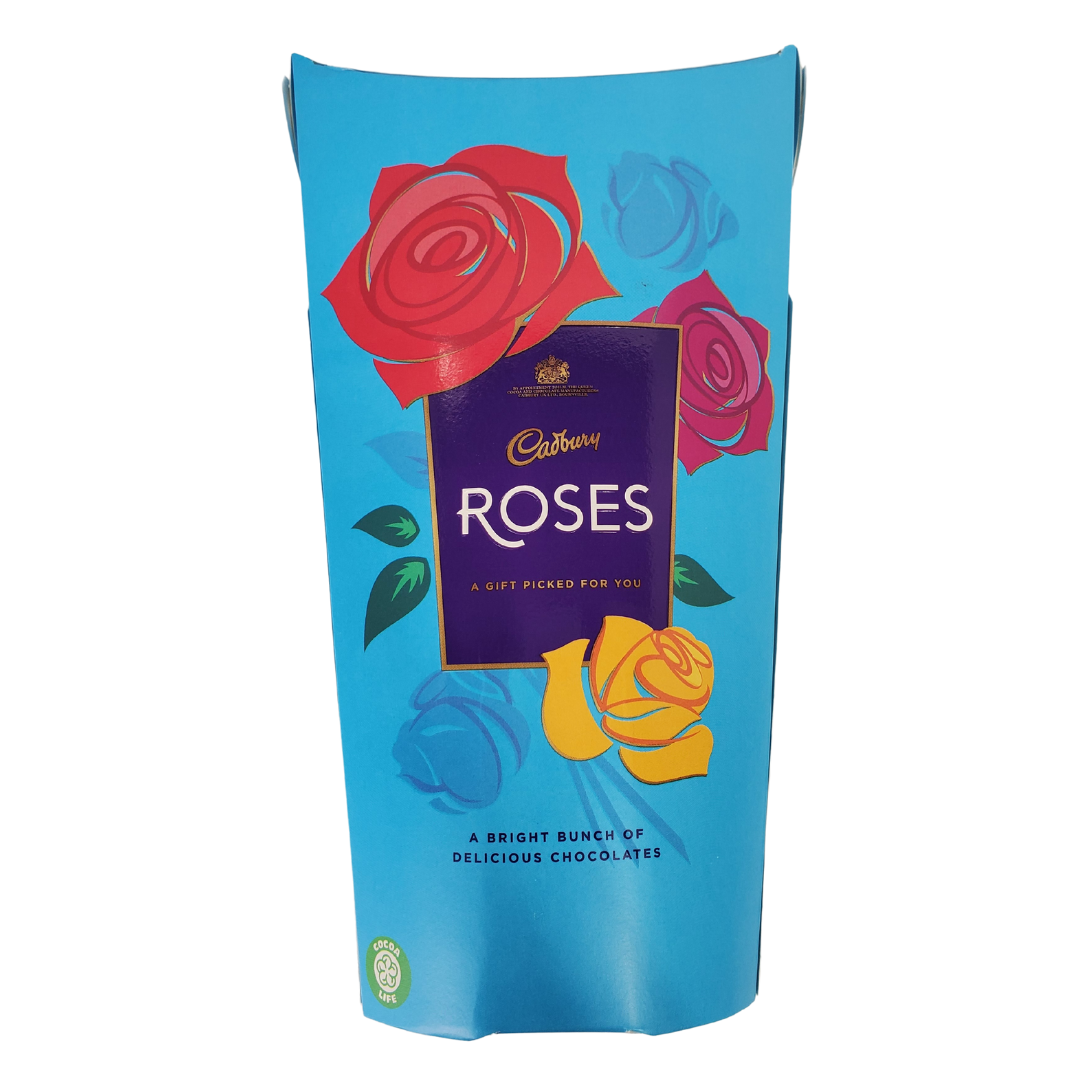 These chocolates are made in Bournvile's factory in a garden. Named after Dorothy Cadbury's favourite flowers, roses. Exquisite, hand picked flavours for you to enjoy! These Cartons make the perfect sharing and snacking. 